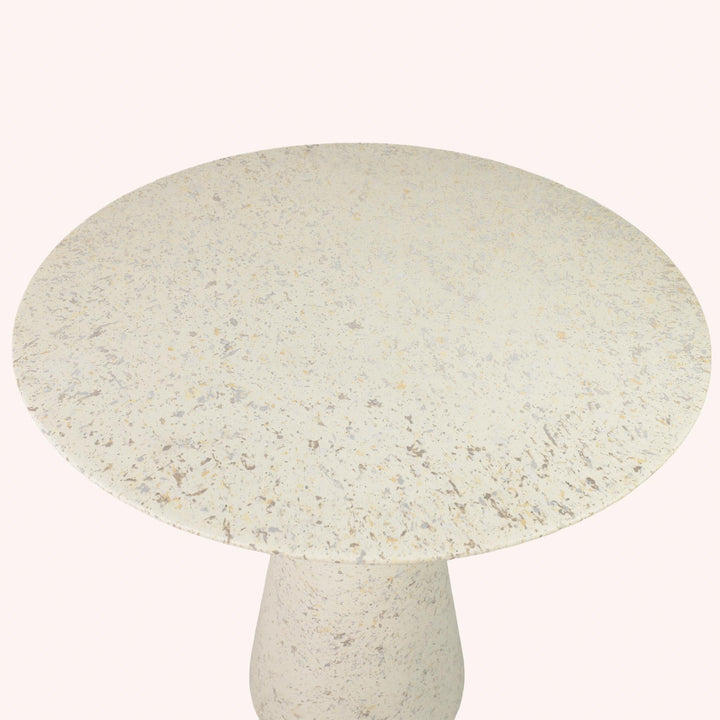Mesa de Comedor Redonda Tapiro - CREMA