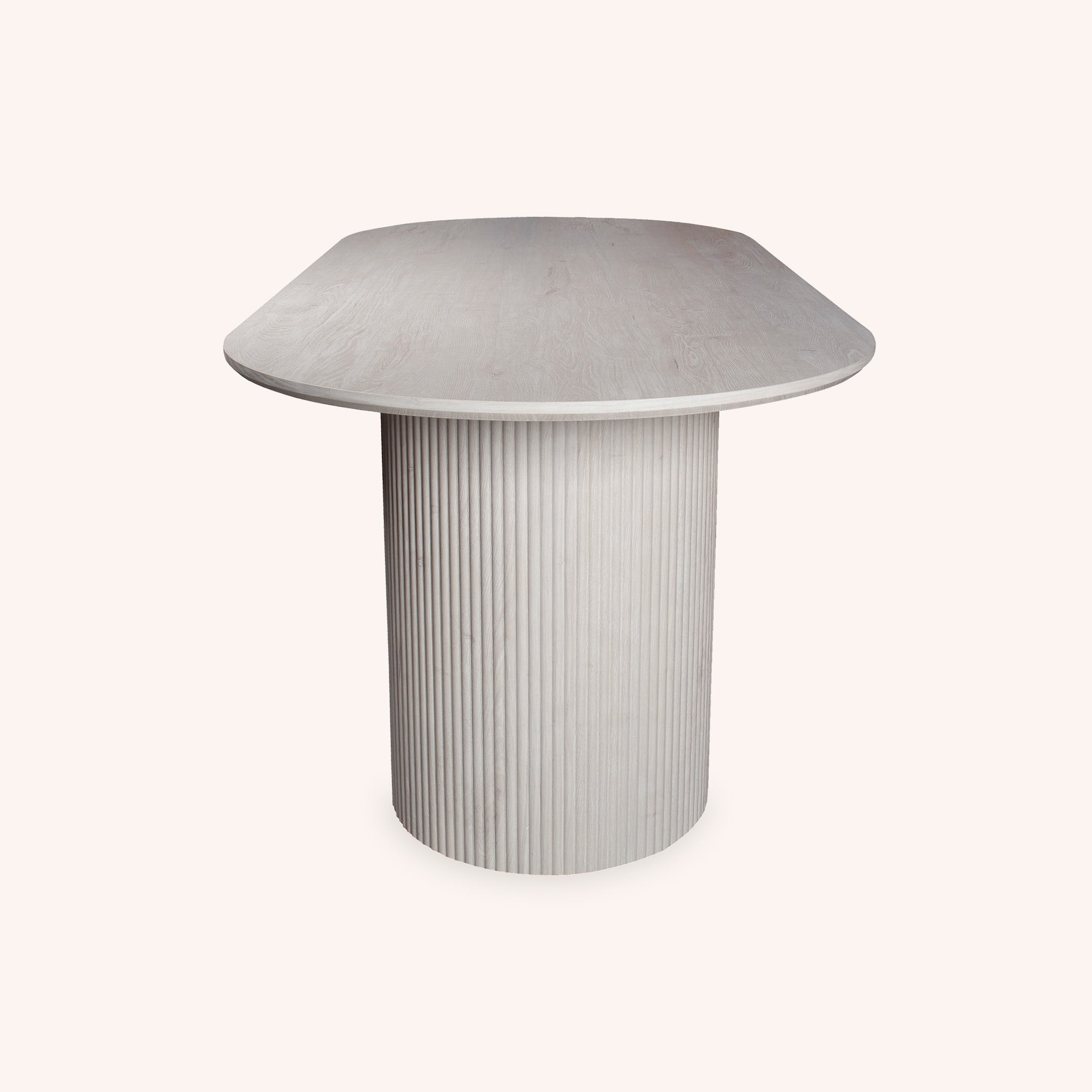 Mesa de Comedor Ovalado Clarice - BLANCO
