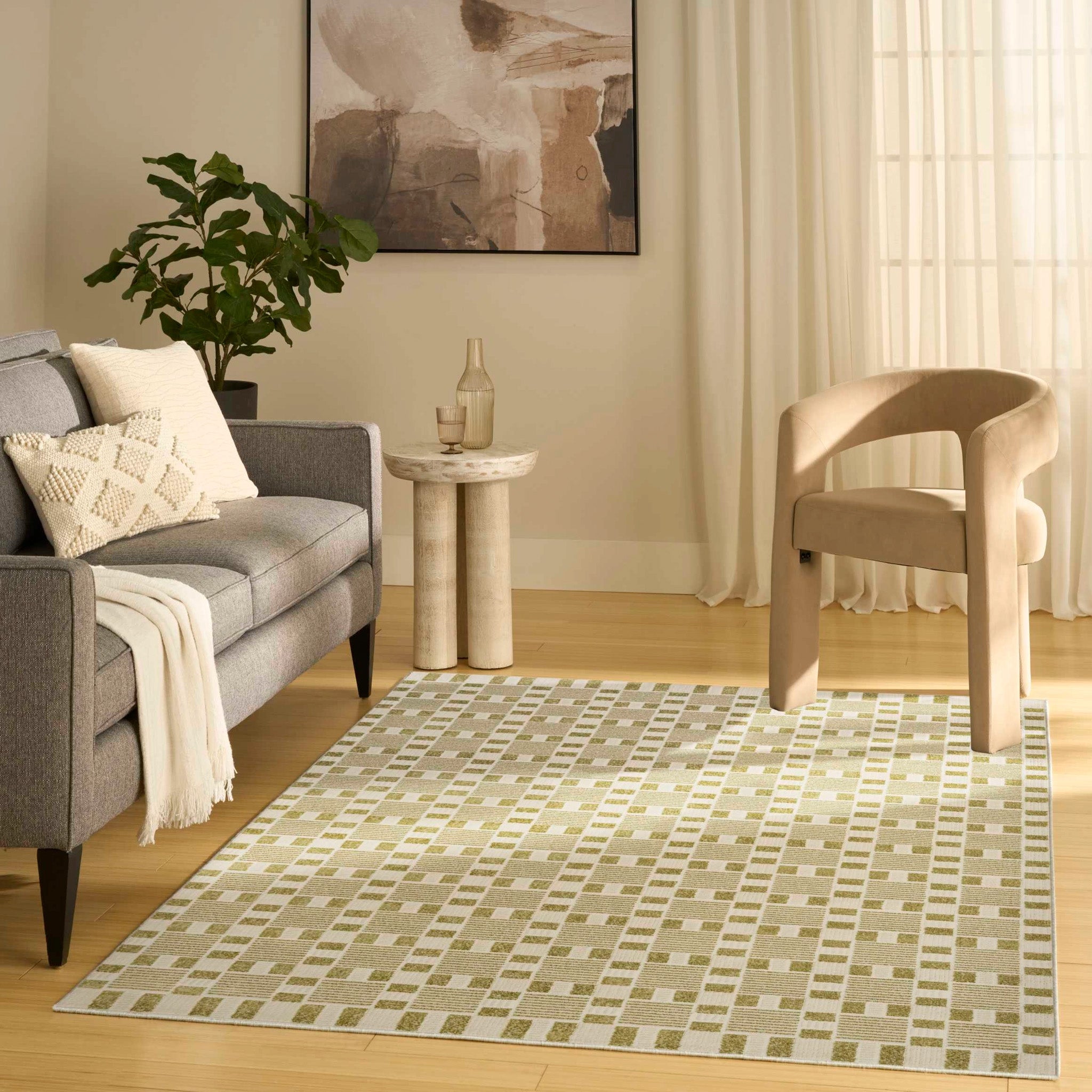 Alfombra Rectangular Niza - VERDE