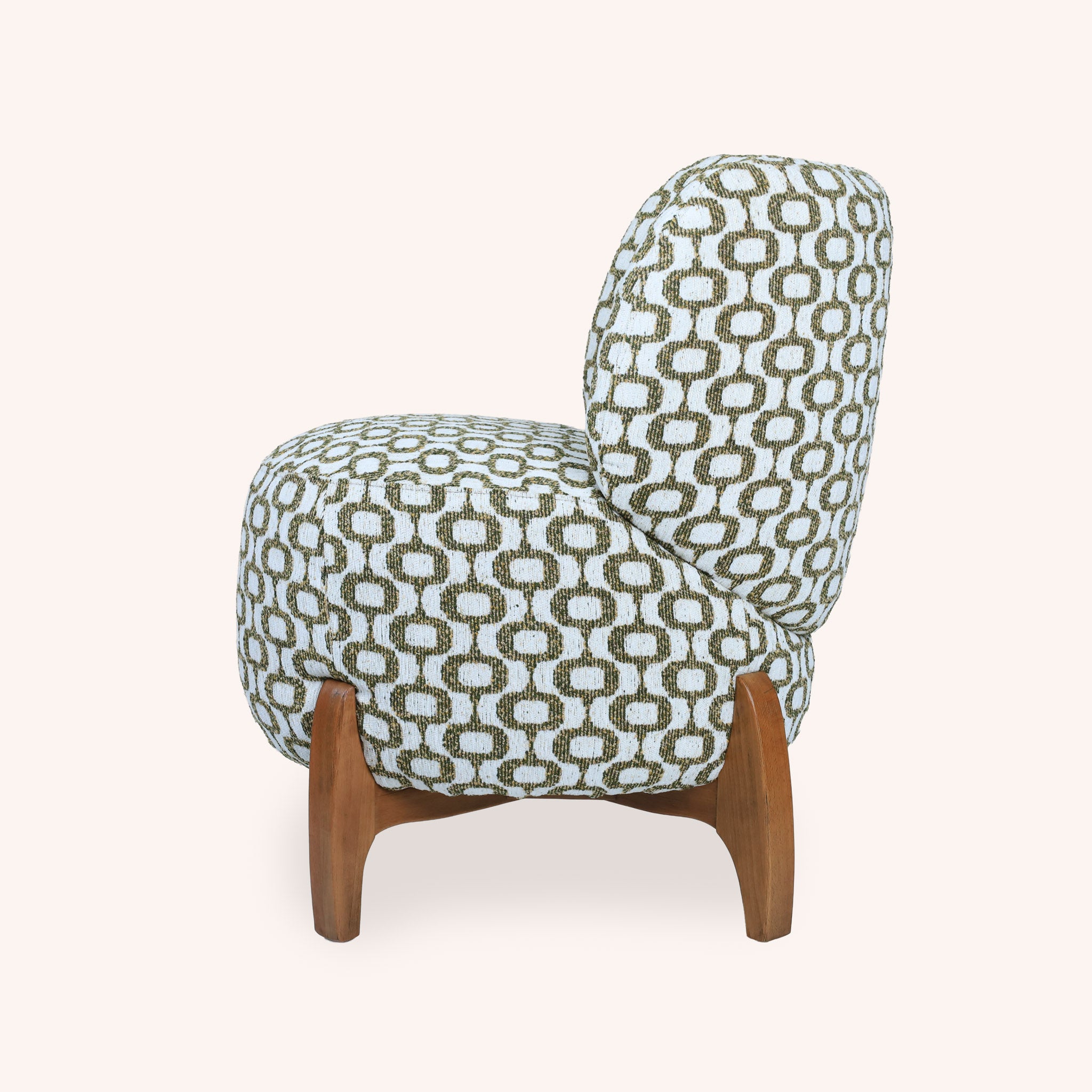 Poltrona Bini - VERDE/IVORY