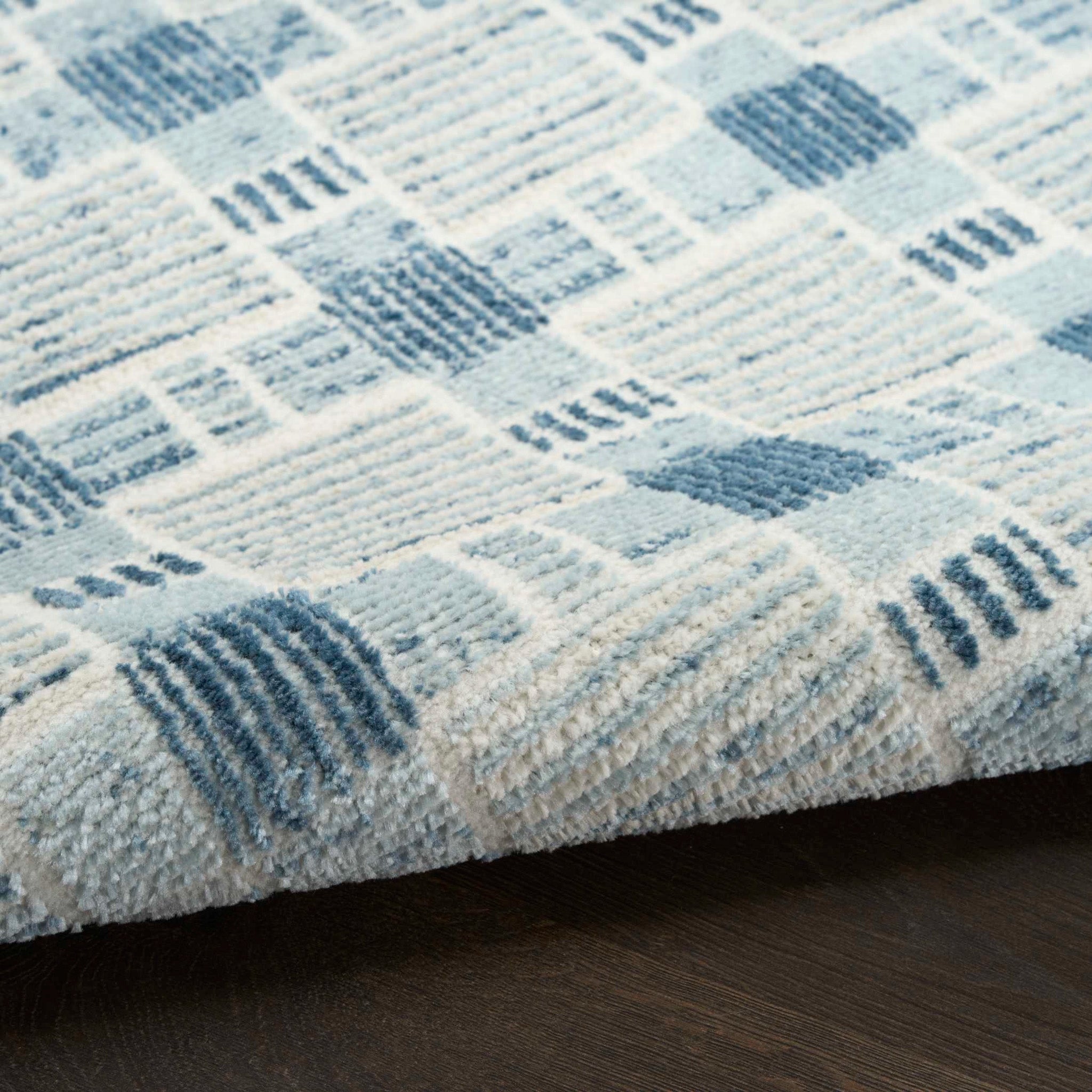 Alfombra Rectangular Niza - CELESTE